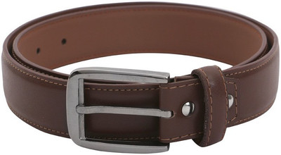 

Hidedge Men Formal Brown Artificial Leather Belt