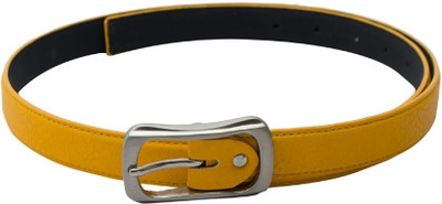 

Skyways Women Casual, Semi-formal Yellow Artificial Leather Belt, Yellow-02