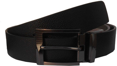 

AGD Men Formal Black Genuine Leather Belt