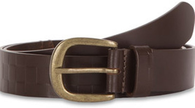 

Paradigm Design Lab Men Casual Brown Genuine Leather Belt