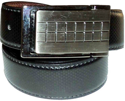

Mode Boys Casual, Formal Black Genuine Leather Belt, Black-44