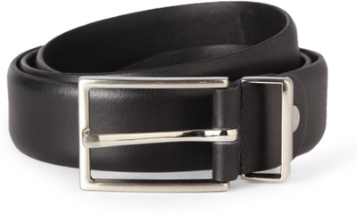 

Peter England Men Black Genuine Leather Belt