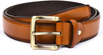 

Buckle Up Men Formal Tan Artificial Leather Belt