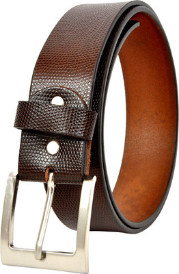 

Divoto Men Formal Multicolor Genuine Leather Belt, Brown-62