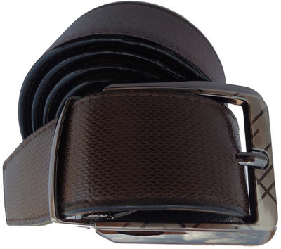 

P&E Men Formal Brown Artificial Leather Reversible Belt