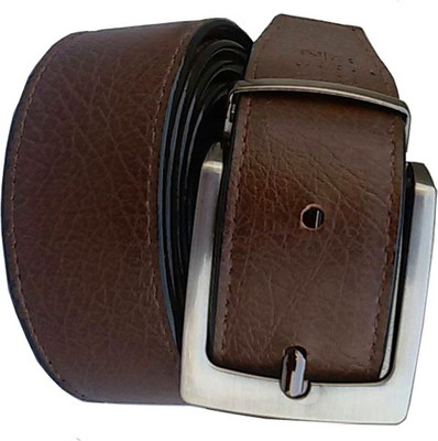 

Wholesome Deal Men Formal Brown Synthetic Reversible Belt