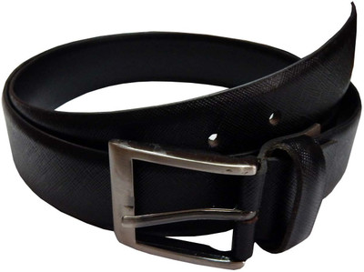

Navaksha Men Formal Black Artificial Leather Reversible Belt