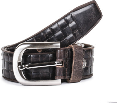 

Teakwood Men Formal Black Genuine Leather Belt
