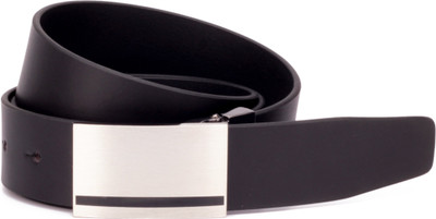 

OHM New York Men Formal Black Genuine Leather Reversible Belt