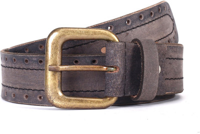 

WildHorn Men Casual Grey Genuine Leather Belt