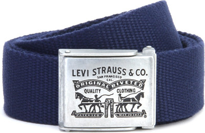 

Levi's Men Blue Canvas Belt