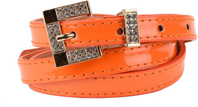 

Tiekart Women Casual Orange Synthetic Belt