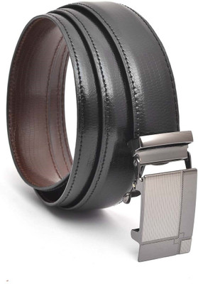 

Hawai Men Casual, Formal Black Genuine Leather Belt, Black-01