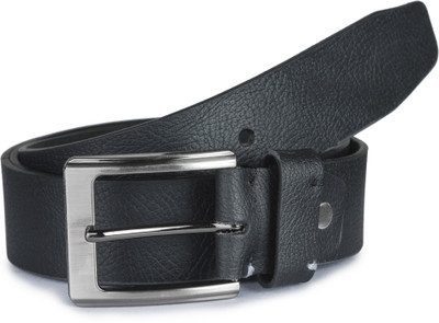 

Buckle Up Men Formal Black Genuine Leather Belt