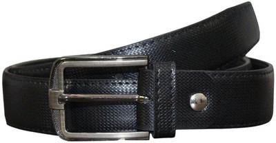 

Bacchus Men Casual Black Artificial Leather Belt