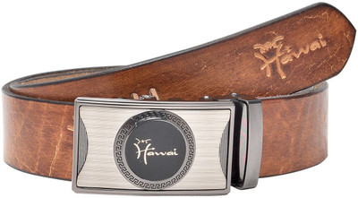 

Hawai Men Casual, Formal Brown Genuine Leather Belt