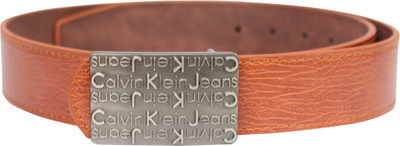 

Winsome Deal Men Casual Beige Artificial Leather Belt