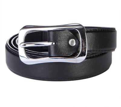 

Royal County Of Berkshire Polo Club Women Casual Black Texas Leatherite Belt, Black-02