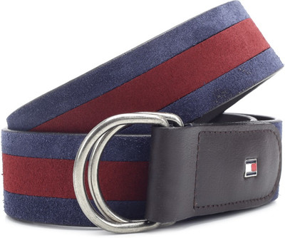 

Tommy Hilfiger Men Blue, Red Belt, Red and navy