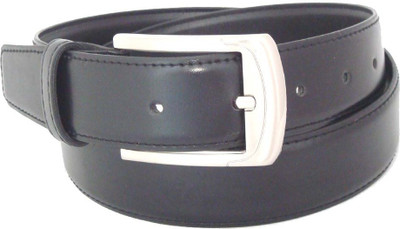 

SFA Men Formal Black Artificial Leather Belt, Black0201