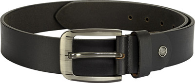 

TKWD Leathers Men Casual Black Genuine Leather Belt
