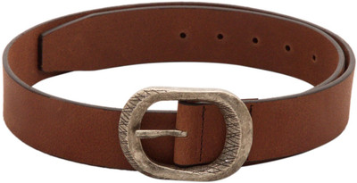 

Viari Men Formal Tan Genuine Leather Belt