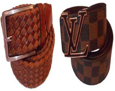 

M&Ms Men Casual Multicolor Genuine Leather Belt