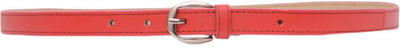 

Snoby Women Casual Red Synthetic Belt