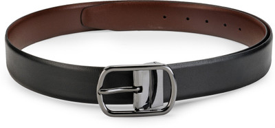

Teakwood Men Black Genuine Leather Belt