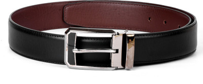 

Buckle Up Men Black Artificial Leather Belt