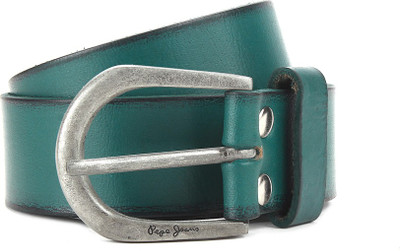 

Pepe Jeans Men Blue Genuine Leather Belt, Teal