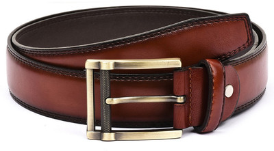 

Buckle Up Men Formal Tan Artificial Leather Belt