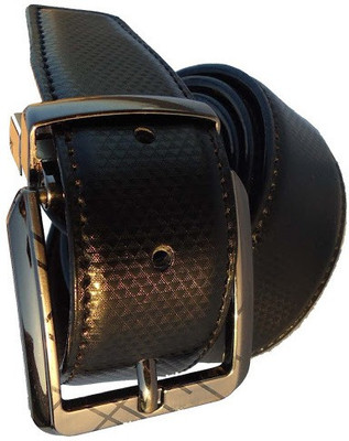 

AmahapGlamourDaze Men Formal Black Artificial Leather Belt