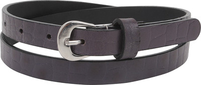 

Aditi Wasan Women Casual, Formal, Evening, Party Purple Genuine Leather Belt