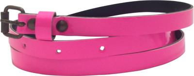 Miss Chase Women Casual Pink Artificial Leather Belt Miss Chase Women Casual Pink Artificial Leather Belt
