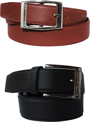 

Klaska Men Casual Black, Brown Artificial Leather Belt