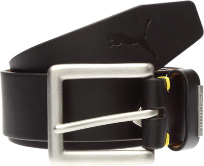 

Puma Men Black Genuine Leather Belt