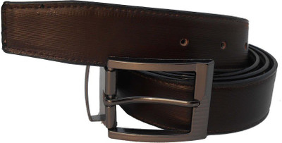 

B.S.Chadha Group Men Formal Brown Artificial Leather Reversible Belt