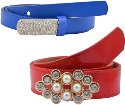 

Antiformal Women Casual, Party Multicolor Artificial Leather Belt