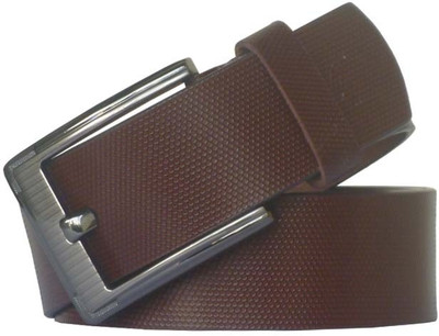 

Sondagar Arts Men Casual Brown Genuine Leather Belt