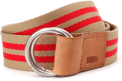 

Levi's Men Red, Beige Metal Belt