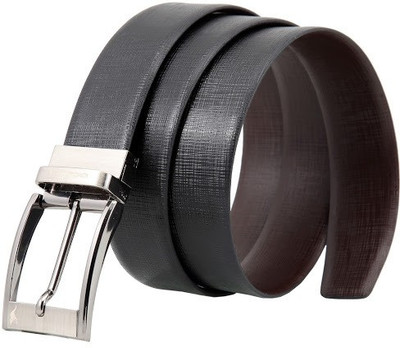 

Kangoo Men Casual, Formal Black, Brown Genuine Leather Reversible Belt