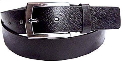 Manshkhino Men Formal Black Genuine Leather Belt available at flipkart for Rs.850