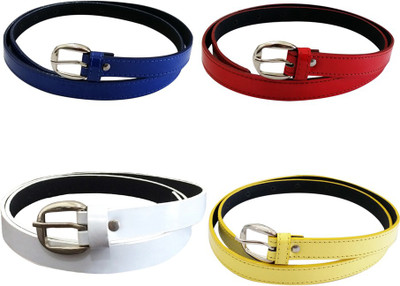 

Verceys Girls Casual Blue, Red, White, Yellow Artificial Leather Belt