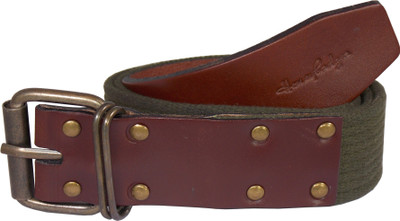 

Honey Badger Men Casual Green Canvas Belt