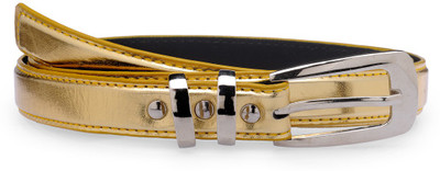 

Allura Women Evening/Party, Casual, Semi-formal Gold Synthetic Belt