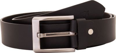 

Valbone Men Formal Black Genuine Leather Belt