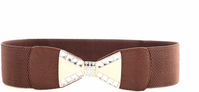 

Buckle Up Women Casual Brown Artificial Leather Belt
