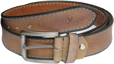 

eXcorio Men Casual Brown Genuine Leather Belt