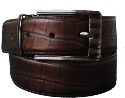 

Klaska Men Formal Brown Genuine Leather Belt